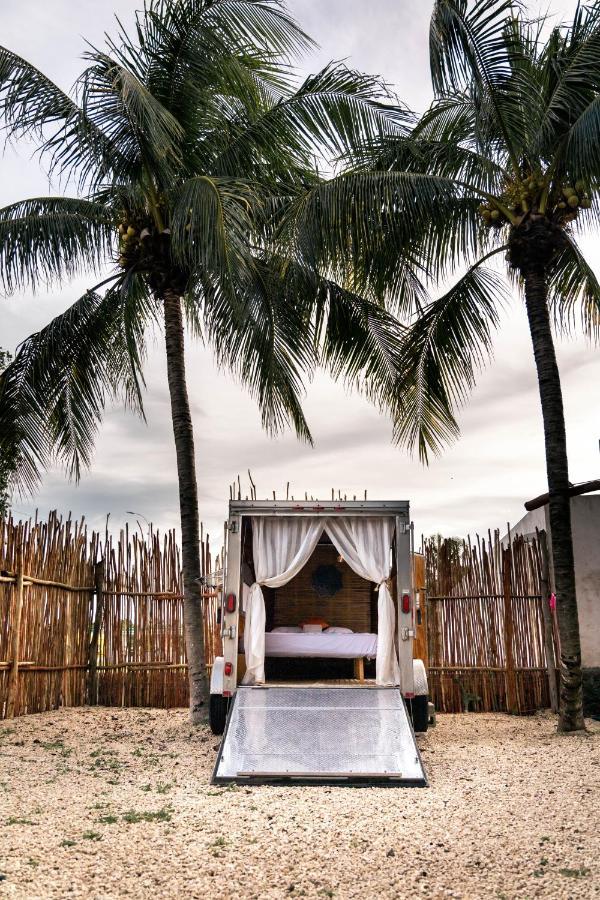 El Buho Bacalar Eco-Cabanas Hostal Eksteriør billede