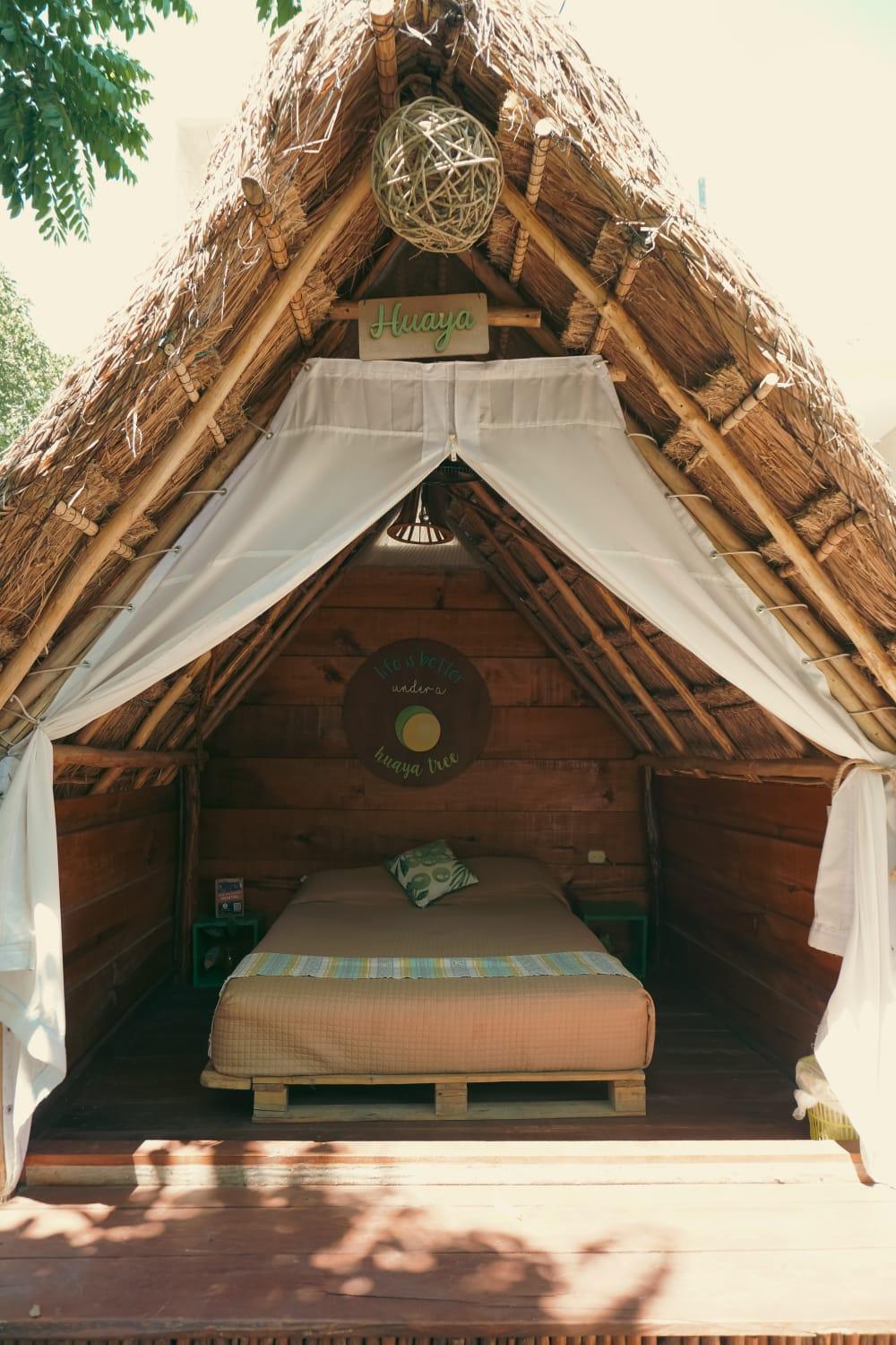 El Buho Bacalar Eco-Cabanas Hostal Eksteriør billede