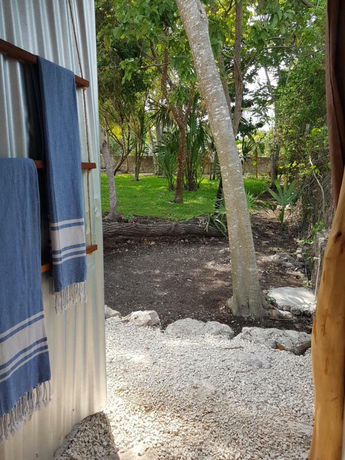 El Buho Bacalar Eco-Cabanas Hostal Eksteriør billede