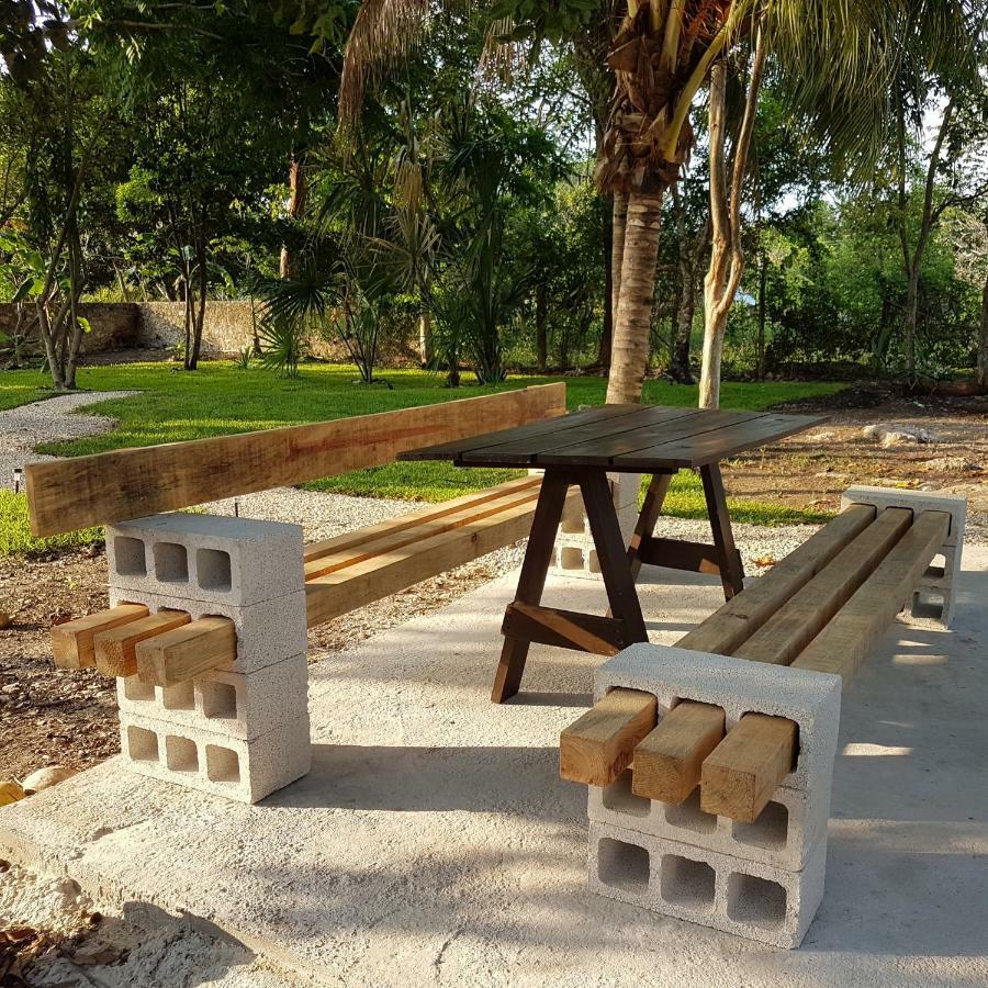El Buho Bacalar Eco-Cabanas Hostal Eksteriør billede