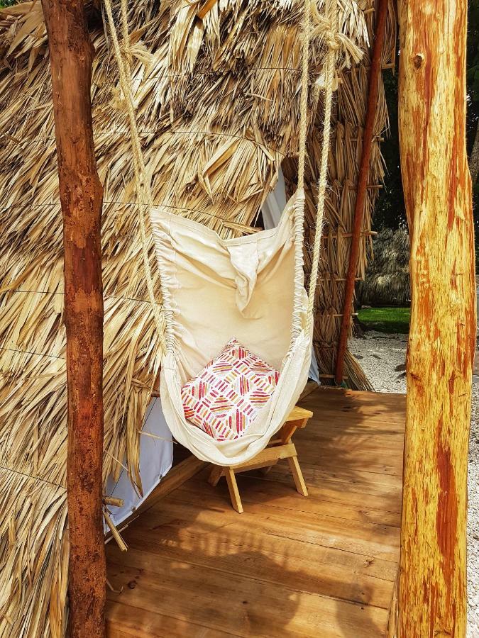 El Buho Bacalar Eco-Cabanas Hostal Eksteriør billede